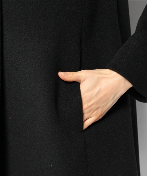 UNITED ARROWS(ユナイテッドアローズ)の「□UAB W/N DB-FACE コート(その他アウター・レディース・ブラック/ベージュ/ロイヤルブルー・36/38/40)」の10枚目の写真