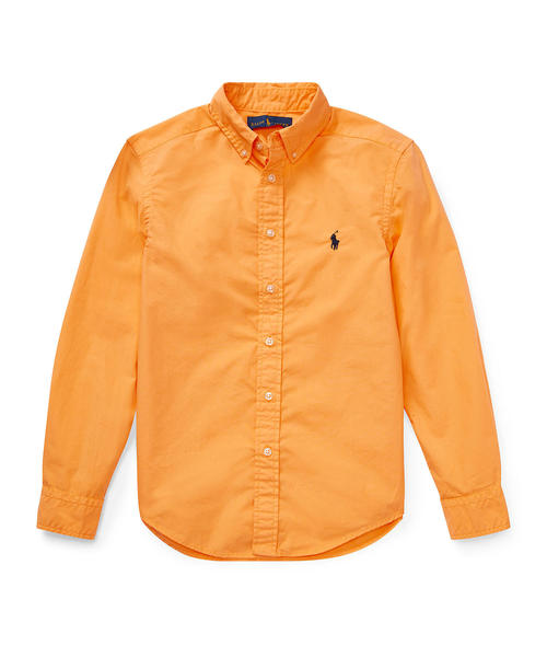 POLO RALPH LAUREN CHILDRENSWEAR（ポロ ラルフ ローレン チルドレンズウェア）の「コットン ポプリン シャツ（シャツ/ブラウス・キッズ・オレンジ/ブルー系9/ロイヤルブルー・SMALL/MEDIUM/LARGE/X-LARGE）」の3枚目の写真