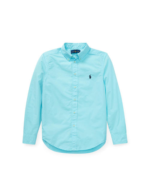 POLO RALPH LAUREN CHILDRENSWEAR（ポロ ラルフ ローレン チルドレンズウェア）の「コットン ポプリン シャツ（シャツ/ブラウス・キッズ・オレンジ/ブルー系9/ロイヤルブルー・SMALL/MEDIUM/LARGE/X-LARGE）」の6枚目の写真