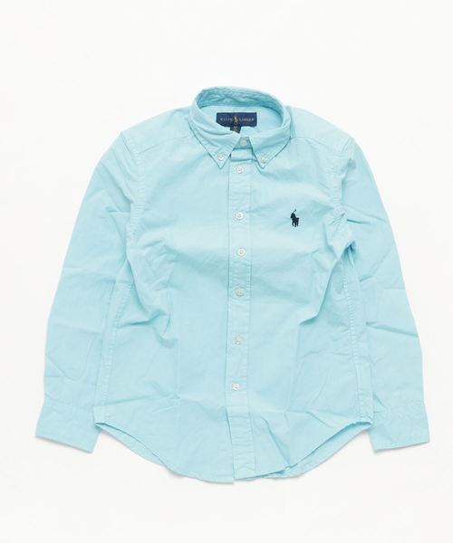 POLO RALPH LAUREN CHILDRENSWEAR（ポロ ラルフ ローレン チルドレンズウェア）の「コットン ポプリン シャツ（シャツ/ブラウス・キッズ・オレンジ/ブルー系9/ロイヤルブルー・SMALL/MEDIUM/LARGE/X-LARGE）」の10枚目の写真
