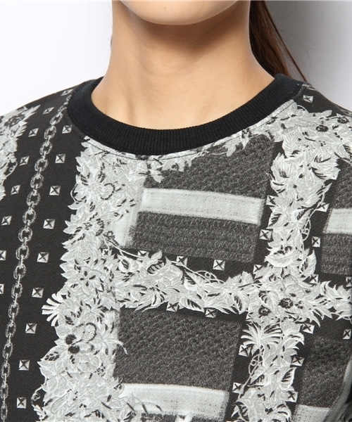 WHO'S WHO gallery（フーズフーギャラリー）の「【DRESSCAMP×WHO'S WHO gallery】クルースウェット（スウェット・レディース・ブラック・FREE）」の5枚目の写真