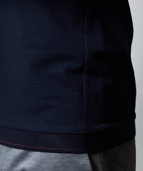 MICHEL KLEIN HOMME (ミッシェルクランオム)の「カットソー(クールマックスサッカー)(Tシャツ/カットソー・メンズ・ホワイト/ネイビー/モカ・46/48/51)」の10枚目の写真