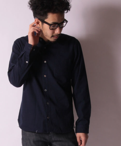 AMERICAN RAG CIE（アメリカンラグシー）の「AMERICAN RAG CIE スリムオックスフォードシャツ 107-ANB-M141-SH022∴（シャツ/ブラウス・メンズ・ネイビー/イエロー/ホワイト/グリーン・3/1/2）」の3枚目の写真