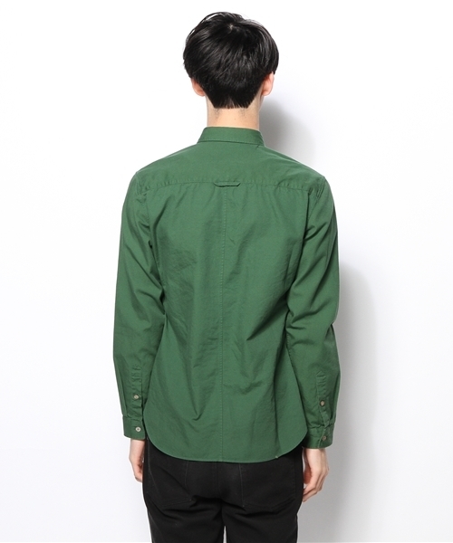 AMERICAN RAG CIE（アメリカンラグシー）の「AMERICAN RAG CIE スリムオックスフォードシャツ 107-ANB-M141-SH022∴（シャツ/ブラウス・メンズ・ネイビー/イエロー/ホワイト/グリーン・3/1/2）」の7枚目の写真