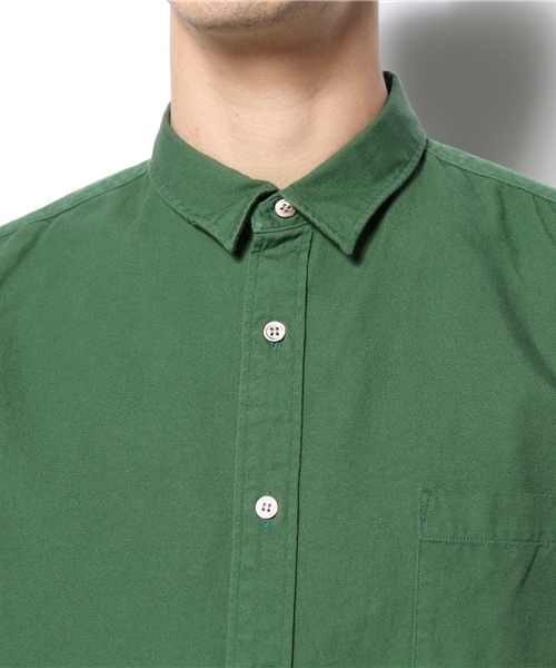 AMERICAN RAG CIE（アメリカンラグシー）の「AMERICAN RAG CIE スリムオックスフォードシャツ 107-ANB-M141-SH022∴（シャツ/ブラウス・メンズ・ネイビー/イエロー/ホワイト/グリーン・3/1/2）」の8枚目の写真