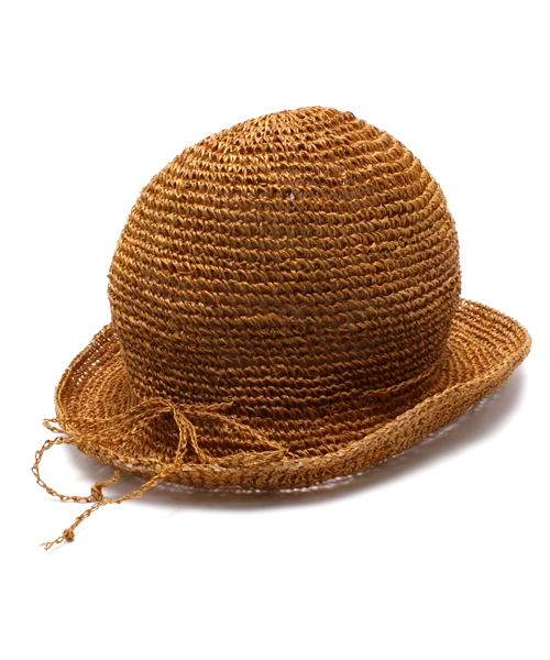 BEAMS BOY(ビームスボーイ)の「BEAMS BOY / アバカ クロッシェ HAT(ハット・レディース・ベージュ・ONE SIZE)」の3枚目の写真