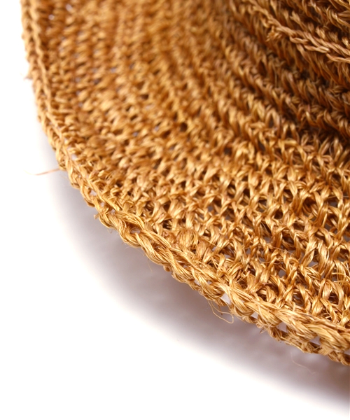 BEAMS BOY(ビームスボーイ)の「BEAMS BOY / アバカ クロッシェ HAT(ハット・レディース・ベージュ・ONE SIZE)」の5枚目の写真