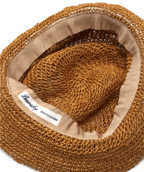 BEAMS BOY(ビームスボーイ)の「BEAMS BOY / アバカ クロッシェ HAT(ハット・レディース・ベージュ・ONE SIZE)」の6枚目の写真
