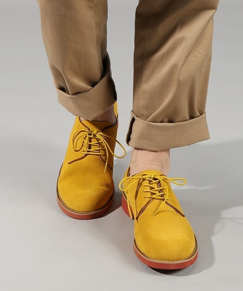 Dedes(デデス)の「Dedes / 本革スウェードプレーンシューズ(5073)(ドレスシューズ・メンズ・オレンジ/ブラウン/ベージュ/ブルー/ネイビー/イエロー/レッド/ブラック・43/41/40/44/42)」の7枚目の写真