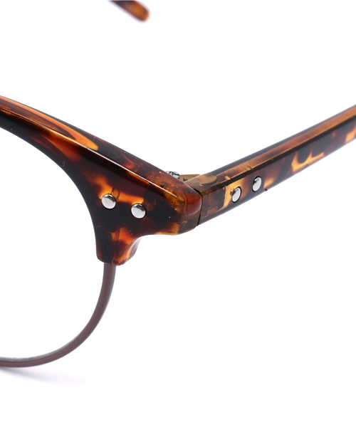 WEGO（ウィゴー）の「WEGO/ボストンブロータイプ（メガネ・メンズ・ブラック/ブラウン系その他・FREE）」の5枚目の写真