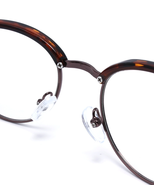 WEGO（ウィゴー）の「WEGO/ボストンブロータイプ（メガネ・メンズ・ブラック/ブラウン系その他・FREE）」の6枚目の写真