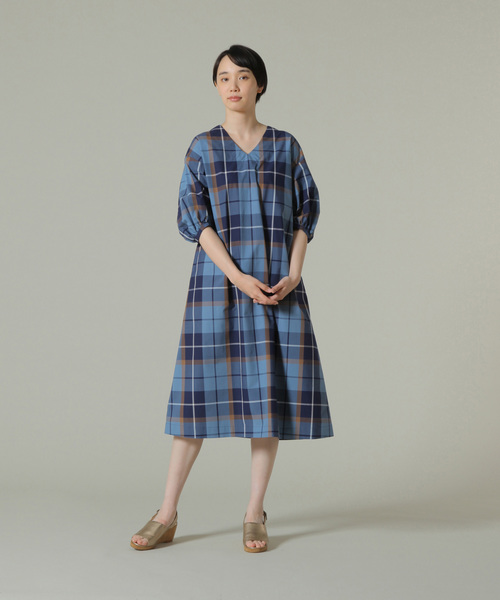 Adieu Tristesse アデュートリステス の ビッグチェックワンピース ワンピース Wear