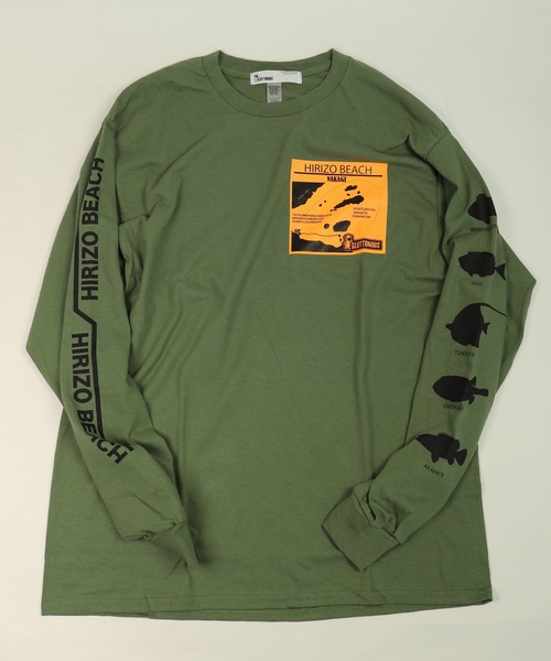 GLUTTONOUS(グルトン)の「【GLUTTONOUS/ グルトン】 袖プリント ビッグシルエット ロンT(ヒリゾ)(Tシャツ/カットソー・メンズ・ホワイト/ブラック/カーキ・S/M/L/XL/XXL)」の18枚目の写真