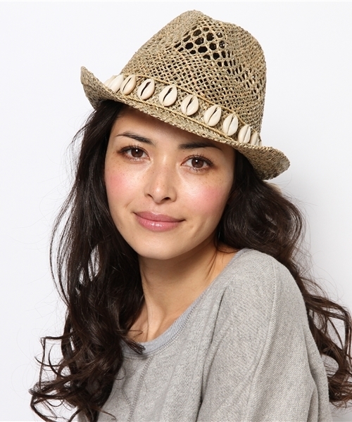 goa（ゴア）の「SHELL　ﾒｯｼｭ　HAT（ハット・レディース・キナリ・FREE）」の7枚目の写真