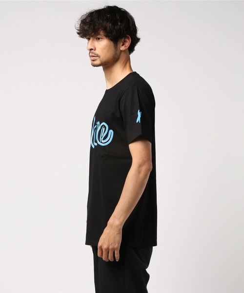 おしゃれスタ（オシャレスタ）の「ネオンカラープリントクルーネックTシャツ(KU)（Tシャツ/カットソー・メンズ・ピンク/イエロー/ブルー・M/L）」の4枚目の写真