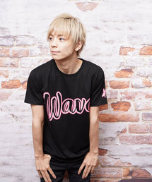 ネオンカラープリントクルーネックTシャツ(KU)