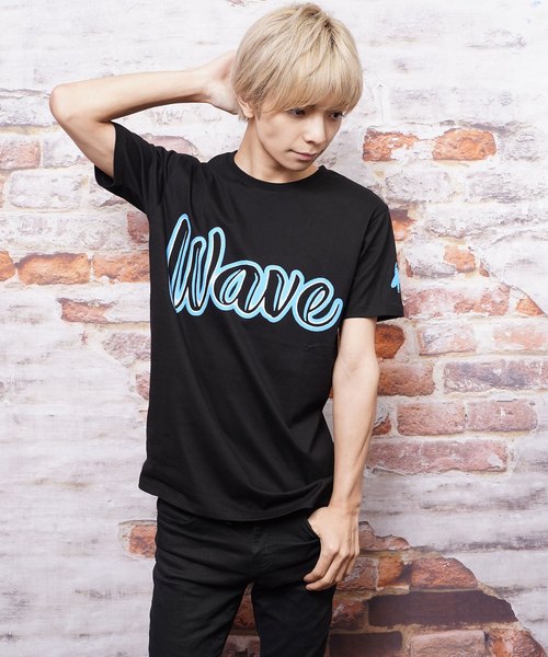 おしゃれスタ（オシャレスタ）の「ネオンカラープリントクルーネックTシャツ(KU)（Tシャツ/カットソー・メンズ・ピンク/イエロー/ブルー・M/L）」の13枚目の写真