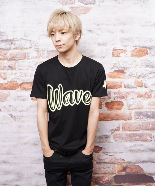 おしゃれスタ（オシャレスタ）の「ネオンカラープリントクルーネックTシャツ(KU)（Tシャツ/カットソー・メンズ・ピンク/イエロー/ブルー・M/L）」の10枚目の写真