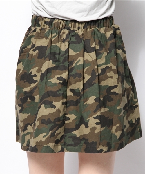 WEGO（ウィゴー）の「WEGO/迷彩柄フレアスカート（スカート・レディース・その他1・FREE）」の5枚目の写真