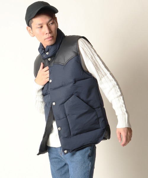 SUGGESTION（サジェッション）の「【SUGGESTION】PUウエスタン切替中綿