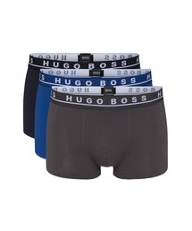 BOSS（ボス）の「3パック ストレッチコットン トランクス（ボクサーパンツ）」