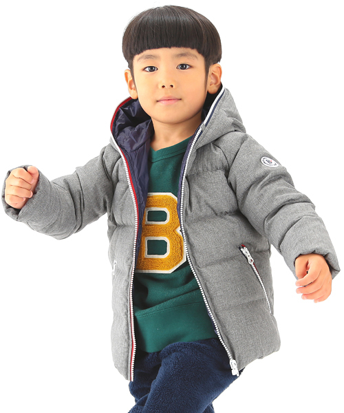 B:MING by BEAMS（ビーミングバイビームス）の「□ビーミング by ビームス / フード付きダウンブルゾン（ダウンジャケット/コート・キッズ・ブルー/ネイビー/ピンク/グレー・140/150/110/90/100/130/120/80）」の20枚目の写真