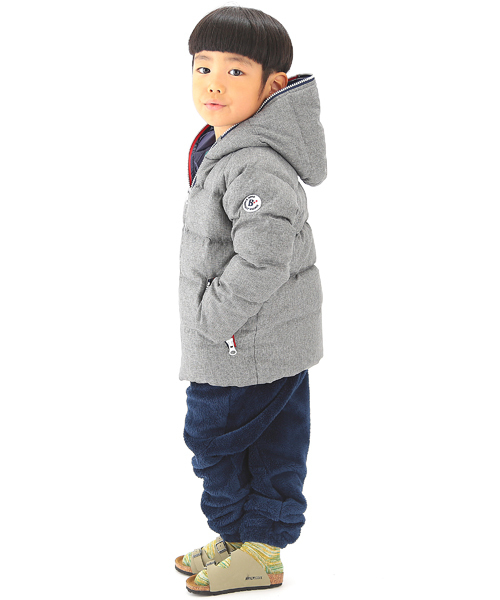 B:MING by BEAMS（ビーミングバイビームス）の「□ビーミング by ビームス / フード付きダウンブルゾン（ダウンジャケット/コート・キッズ・ブルー/ネイビー/ピンク/グレー・140/150/110/90/100/130/120/80）」の22枚目の写真