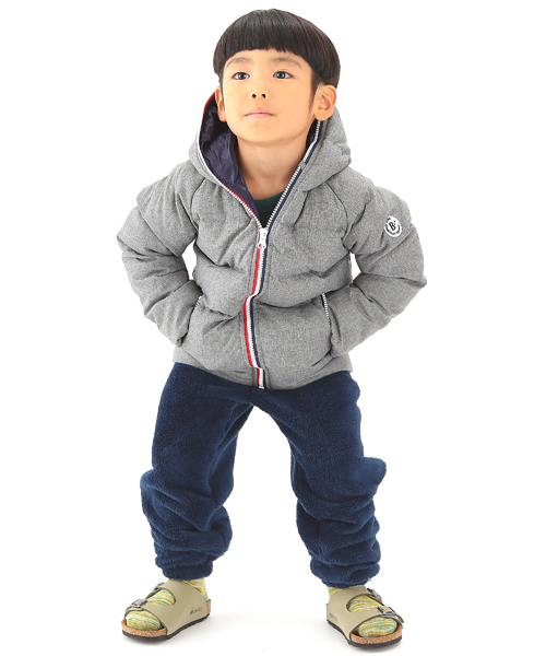 B:MING by BEAMS（ビーミングバイビームス）の「□ビーミング by ビームス / フード付きダウンブルゾン（ダウンジャケット/コート・キッズ・ブルー/ネイビー/ピンク/グレー・140/150/110/90/100/130/120/80）」の11枚目の写真