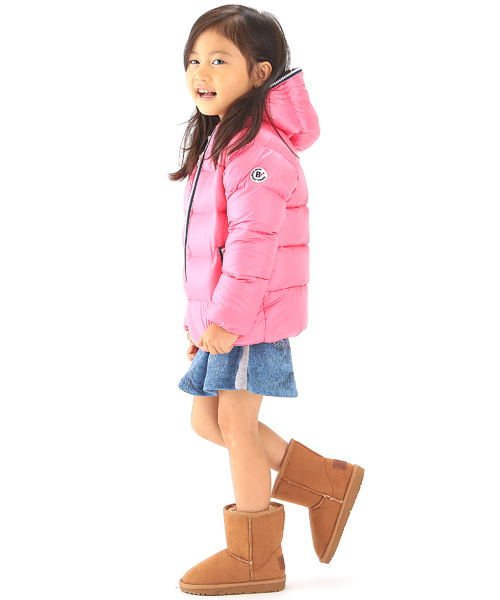 B:MING by BEAMS（ビーミングバイビームス）の「□ビーミング by ビームス / フード付きダウンブルゾン（ダウンジャケット/コート・キッズ・ブルー/ネイビー/ピンク/グレー・140/150/110/90/100/130/120/80）」の8枚目の写真