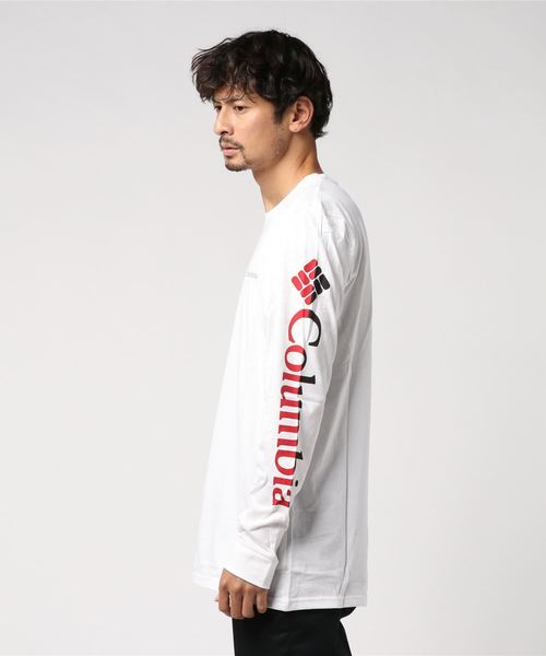 Columbia(コロンビア)の「COLUMBIA/コロンビア EE0076 ロンT(Tシャツ/カットソー・メンズ・ホワイト/ブラック・M/L/XL)」の4枚目の写真