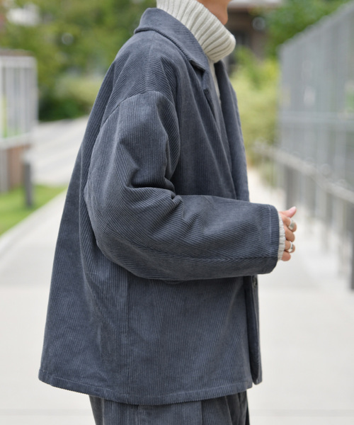 グレー コーデュロイ ジャケット コーデュロイワークジャケット | ジョンブル公式通販/JOHNBULL