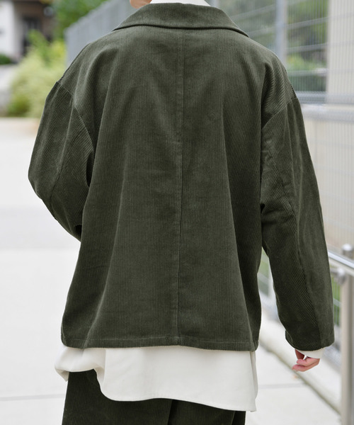 kutir（クティール）の「コーデュロイジャケット（テーラードジャケット・メンズ・カーキ/ブルーグレー/キャメル・LARGE/MEDIUM）」の21枚目の写真