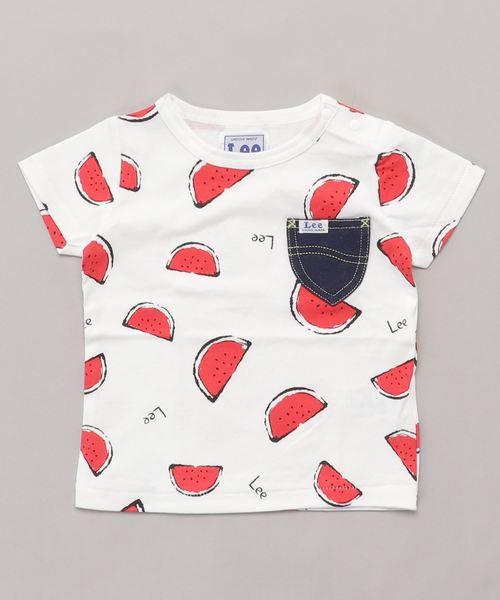 Lee（リー）の「Lee/リー/T-shirt/スイカ総柄Tシャツ（Tシャツ  