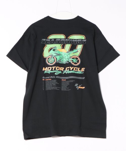 SEASONING（シーズニング）の「seasoning / GIONO S/S TEE MOTORCYCLE（Tシャツ/カットソー・メンズ・ホワイト/ブラック・MEDIUM/LARGE/X-LARGE）」の3枚目の写真