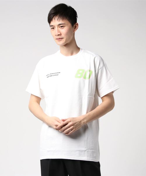 SEASONING（シーズニング）の「seasoning / GIONO S/S TEE MOTORCYCLE（Tシャツ/カットソー・メンズ・ホワイト/ブラック・MEDIUM/LARGE/X-LARGE）」の6枚目の写真