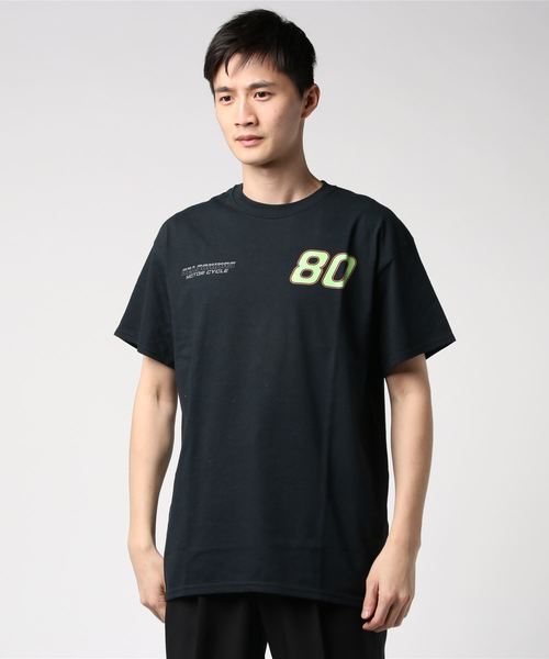 SEASONING（シーズニング）の「seasoning / GIONO S/S TEE MOTORCYCLE（Tシャツ/カットソー・メンズ・ホワイト/ブラック・MEDIUM/LARGE/X-LARGE）」の5枚目の写真