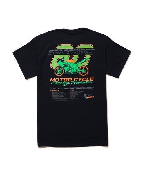 SEASONING（シーズニング）の「seasoning / GIONO S/S TEE MOTORCYCLE（Tシャツ/カットソー・メンズ・ホワイト/ブラック・MEDIUM/LARGE/X-LARGE）」の7枚目の写真