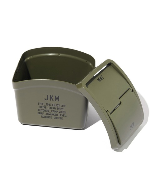JKM(ジェイケイエム)の「JKM オモリ付ゴミ箱 フタ付 (ジェイケーエム )(3colors)(ネイビー オリーブドラブ グレー)(ダストボックス・メンズ・ネイビー/グレー/オリーブドラブ・ONE SIZE)」の5枚目の写真