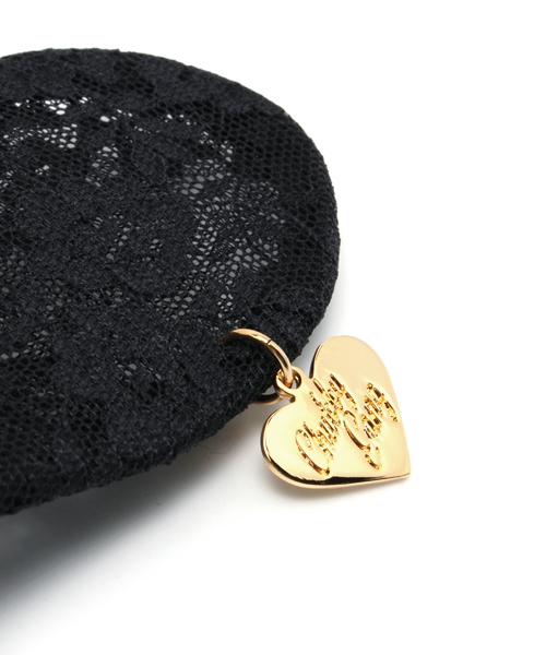 CHUBBYGANG（チャビーギャング）の「レースうさ耳 カチューシャ（カチューシャ・キッズ・ピンク/ブラック・FREE）」の6枚目の写真