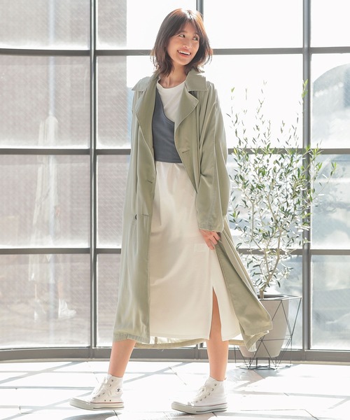 KOBE LETTUCE（コウベレタス）の「［2点セット］カットソーワンピース×ワンショルダービスチェSET（ワンピース・レディース・ベージュ/ブルー/ブラック・FREE）」の6枚目の写真