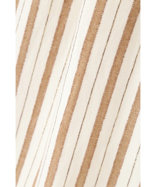 PINKY&DIANNE（ピンキーアンドダイアン）の「ロープベルト付麻混ストライプパンツ（その他パンツ・レディース・ベージュ系その他/ダークネイビー・38/36/40）」の10枚目の写真