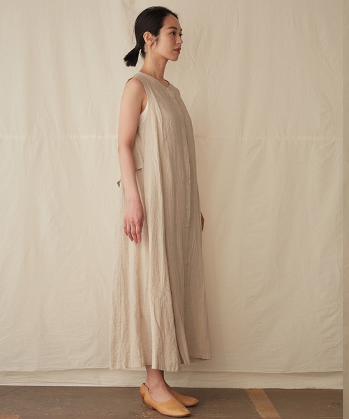 IKKUNA（イクナ）の「sleeveless dress／スリーブレスドレス（シャツ 