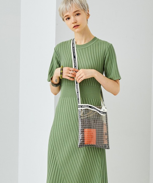 STUDIOUS（ステュディオス）の「【STUDIOUS】リブアレンジニットワンピース（ワンピース・レディース・ダークブラウン/ベージュ/グリーン・FREE）」の10枚目の写真