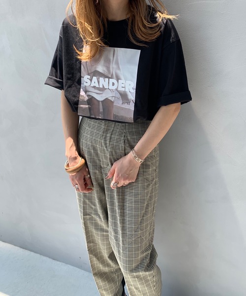 LE MORE（リモア）の「フォトプリントロゴTEE（Tシャツ/カットソー・レディース・ホワイト/ブラック・FREE）」の14枚目の写真