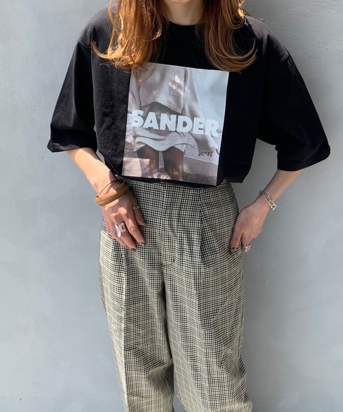 LE MORE（リモア）の「フォトプリントロゴTEE（Tシャツ/カットソー・レディース・ホワイト/ブラック・FREE）」の15枚目の写真