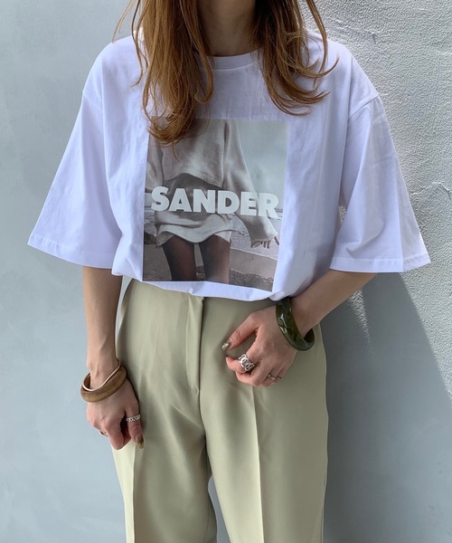 LE MORE（リモア）の「フォトプリントロゴTEE（Tシャツ/カットソー・レディース・ホワイト/ブラック・FREE）」の8枚目の写真