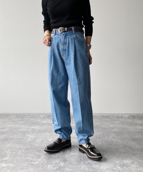 PAGEBOY（ページボーイ）の「スノーデニム スラウチパンツ（デニムパンツ・レディース・ブラック/ブルー系その他/ブラック系その他・25inch/26inch）」の8枚目の写真