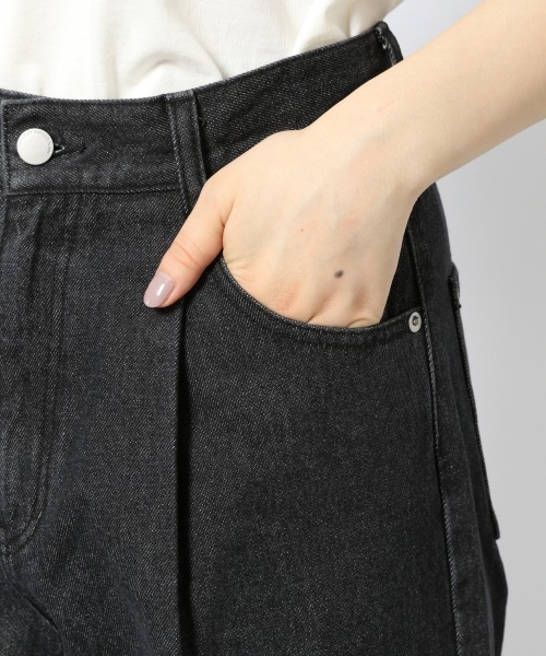 PAGEBOY（ページボーイ）の「スノーデニム スラウチパンツ（デニムパンツ・レディース・ブラック/ブルー系その他/ブラック系その他・25inch/26inch）」の13枚目の写真