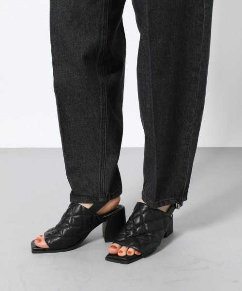 PAGEBOY（ページボーイ）の「スノーデニム スラウチパンツ（デニムパンツ・レディース・ブラック/ブルー系その他/ブラック系その他・25inch/26inch）」の7枚目の写真