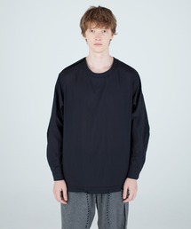 【極美品】Y-3 FEATHER NYLON ナイロン長袖カットソーTシャツ黒S 極美品】Y-3 FEATHER NYLON ナイロン長袖カットソーTシャツ黒S